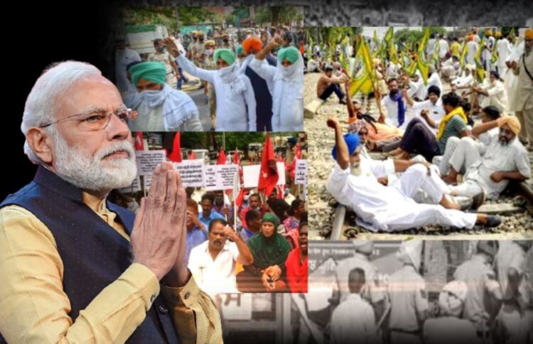 तीनों कृषि कानून वापस लेने का हुआ ऐलान. किसान आंदोलन का बड़ा असर.