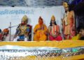 गांव में 10 साल बाद रामलीला का मंचन. बवाली सांस्कृतिक मंच ने दी दमदार प्रस्तुती.