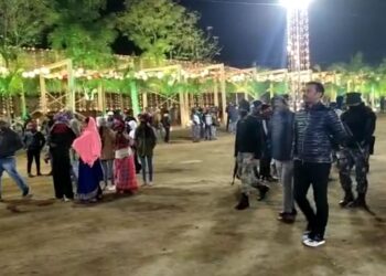 सिल्ली स्टेडियम परिसर में गूँज विकास उत्सव का आयोजन. आजसू सुप्रीमो सुदेस महतो हुए शामिल.