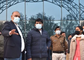 Inspection of Mahabodhi Convention Center, District Officer saw everything