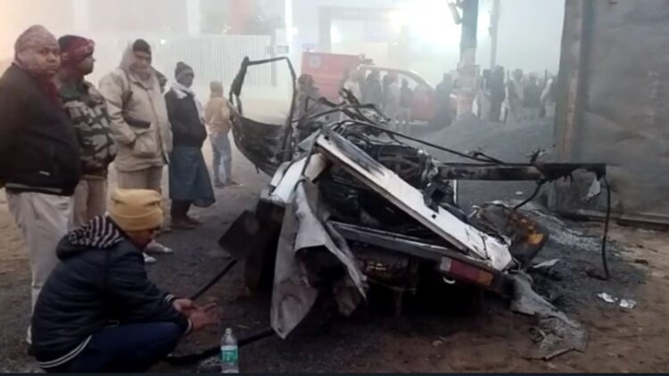 3 policemen killed in road accident in Patna. Unruly Hiva police overturned on Gypsy.