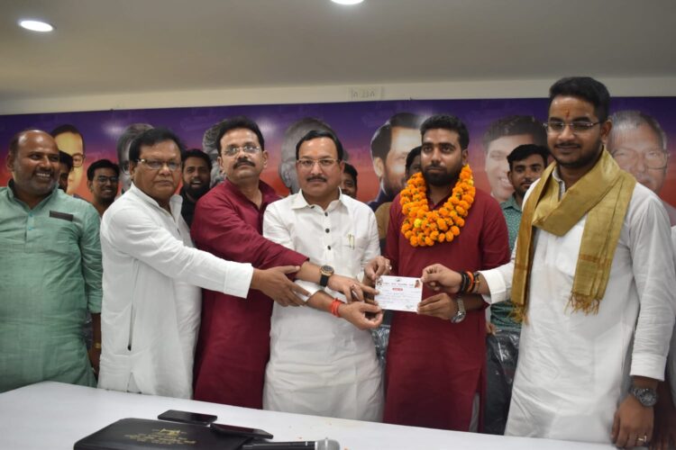 Pawan Verma got a big responsibility in the student National Lok Janshakti Party, was made National General Secretary