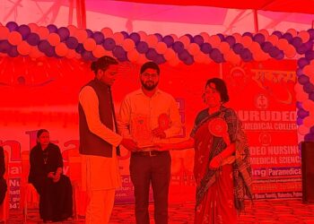 गुरूदेव कॉलेज ऑफ नर्सिंग एंड पारामेडिकल साइंस हाजीपुर का मना स्थापना दिवस