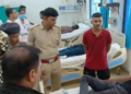 In Sasaram, a policeman of excise department was shot by liquor mafia in broad daylight.