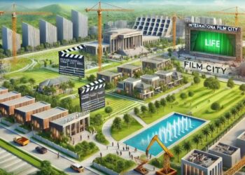 ग्रेटर नोएडा में इंटरनेशनल फिल्म सिटी का नक्शा पास